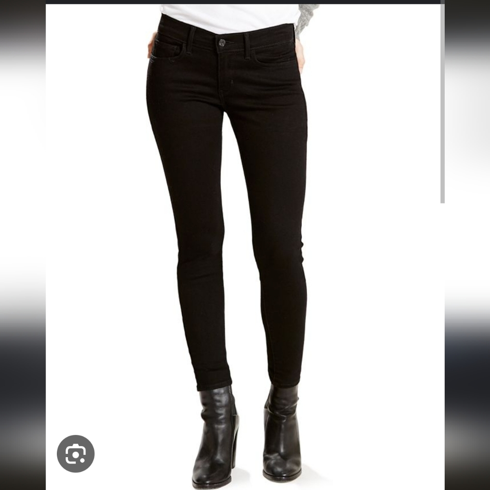 👖NWOT Levi's 710 Black Jeans - Picture 8 of 9